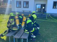 Großübung Brand Sportheim Thürnthenning