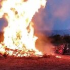 Rauchentwicklung im Freien