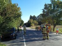 Verkehrsunfall PKW gegen LKW